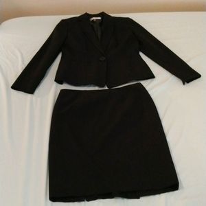 Black business suit